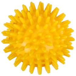 Массажёр ONLYTOP «Ёжик», d=8 см, 55 г, цвет жёлтый, уценка