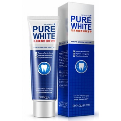 Отбеливающая зубная паста Pure White от Bioaqua