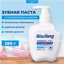 Зубная паста с пробиотиком и мятой Bisutang, 260 г