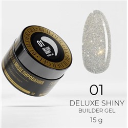 LunaLine Гель для наращивания светоотражающий Deluxe Shiny 01 15 гр