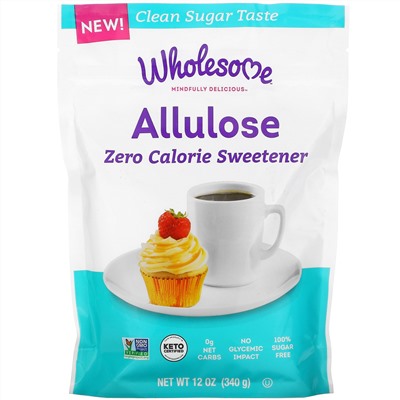 Wholesome, Allulose, Zero Calorie Sweetener, 12 oz (340 g)