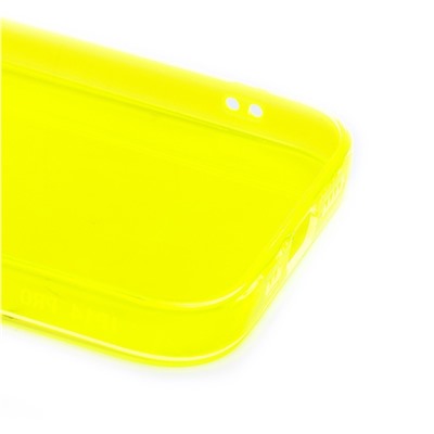 Чехол-накладка - SC344 для "Apple iPhone 14 Pro" (transparent/yellow) (232021)
