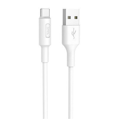 Кабель USB - Type-C Hoco X25 (повр. уп)  100см 3A  (white)