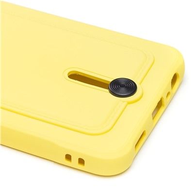 Чехол-накладка - SC304 с картхолдером для "Samsung SM-A135 Galaxy A13 4G" (yellow) (208720)