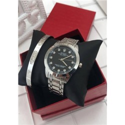 Подарочный набор для женщин часы, браслет + коробка #21177579