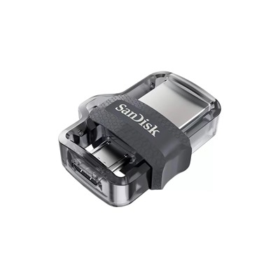 Флэш накопитель USB 128 Гб SanDisk Ultra Android Dual Drive OTG 3.0 (black)