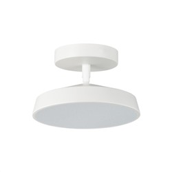 7655/12L MITRA LED SN Светильник пластик/белый LED 12Вт 4000K D200 IP20 MIRA WHITE