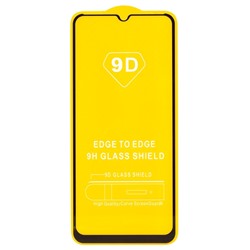 Защитное стекло Full Glue - 2,5D для "Samsung SM-A022 Galaxy A02/SM-A125 Galaxy A12" (black) (тех.уп.) (уп 20 шт) (black)