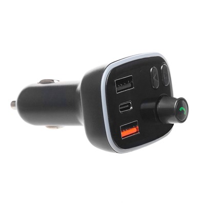 Автомобильный FM-трансмиттер - P2 QC3.0  2USB/Type-C (black)