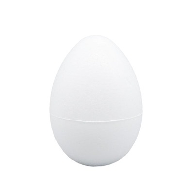Яйцо из пенопласта h 8см, d 5,5 см 10шт 680161