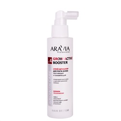 398711 ARAVIA Professional Спрей-активатор для роста волос укрепляющий и тонизирующий Grow Active Booster, 150 мл