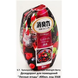 Syousyuriki Aroma Style Midnight Berry Дезодорант для помещений Лесные ягоды, 400мл