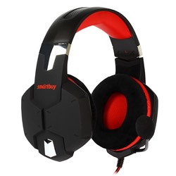 Компьютерная гарнитура Smart Buy SBHG-2200 RUSH VIPER игровая (black/red)