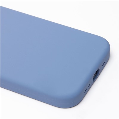 Чехол-накладка ORG Silicone Case SafeMag с анимацией для "Apple iPhone 15 Pro" (winter blue)