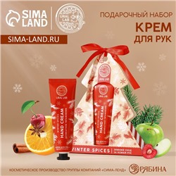 Новый Год. Крем для рук Winter Spices, 30 мл, аромат зимних пряностей