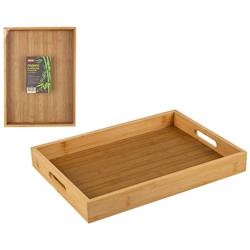 Поднос из бамбука с ручками  Foresta di bambu, р-р: 41*30*5 см