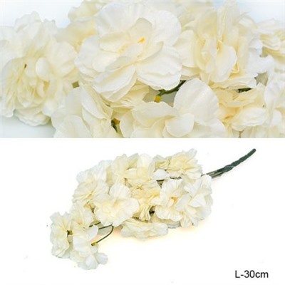 Цветок искусственный Вишня 30 см 6 бутонов / W06-005 /уп 2/700/