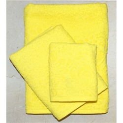 Набор махровых полотенец "Гармония"-желтый 3 шт (40*70 см, 50*90 см,70*130 см) в индив. упак. хлопок 100%
