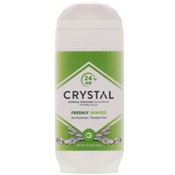 Crystal Body Deodorant, Mineral Enriched Deodorant Invisible Solid, Freshly Minted, 2.5 oz (70 g)