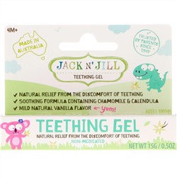 Jack n' Jill, гель для прорезывания зубов, от 4 месяцев, 15 г (0,5 унции)