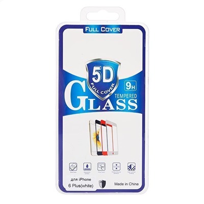 Защитное стекло Full Screen Glass 5D Light для "Apple iPhone 6 Plus/iPhone 6S Plus" (white) (white)
