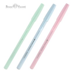 Ручка шариковая 0.7 мм "GripWrite Zefir" синяя (3 цвета корпуса) 20-0326/03 Bruno Visconti