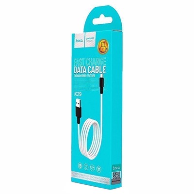 Кабель USB - micro USB Hoco X29 Superior (повр. уп)  100см 2A  (white)