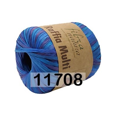 Пряжа Fibra Natura Raffia Multi