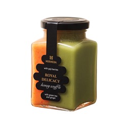 Мёд-суфле "Ягода годжи, зелёный чай и имбирь" Мусихин. Мир мёда, 340 г