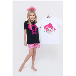 2_1 - детская пижама (Розовый)