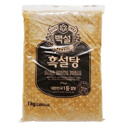 Темный коричневый сахар Beksul, Корея 1 кг Акция