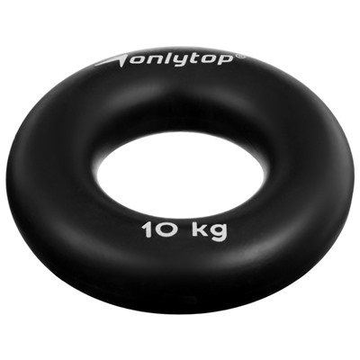 Эспандер кистевой ONLYTOP, 10 кг, цвет чёрный
