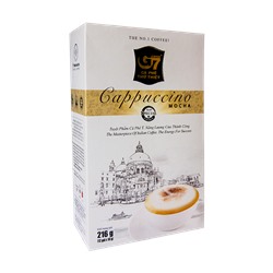 Растворимый кофе  фирмы «TrungNguyen» «G7»  капучино 3в1:
- СО ВКУСОМ МОККО.