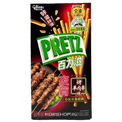Печенье Палочки со вкусом кебаба Pretz, Китай, 41 г Акция