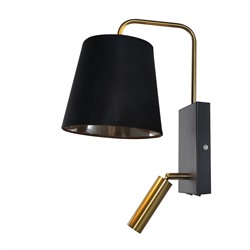 Настенный светильник Escada 589/1A E14*40W Black/Brass