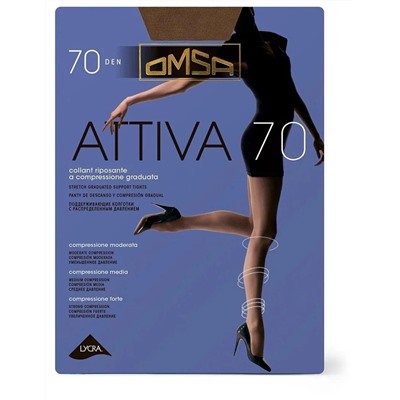 OMS-Attiva 70/7 Колготки OMSA Attiva 70