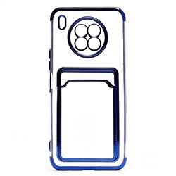 Чехол-накладка SC305 с картхолдером для "Huawei Honor 50 Lite/nova 8i" (blue)
