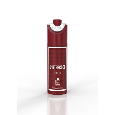 Дезодорант-спрей MILESTONE L'INTERCODE ROUGE (L'interdit Rouge Givenchy) WOMEN Perfumed Deodorant Парфюмированный для женщин, 200 мл