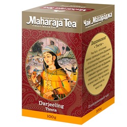 Чай индийский чёрный байховый "Дарджилинг Тиста" Maharaja, 100 г
