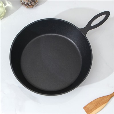 Сковорода «Сотейник», d=26 см, h=6,5 см , без крышки, антипригарное покрытие, цвет чёрный