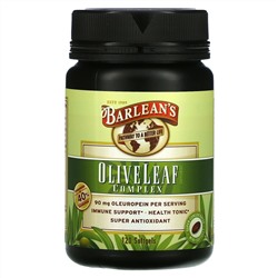 Barlean's, Olive Leaf Complex, 120 Softgels
