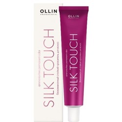 OLLIN SILK TOUCH 6/13 темно-русый пепельно-золотистый 60мл Безаммиачный стойкий краситель для волос