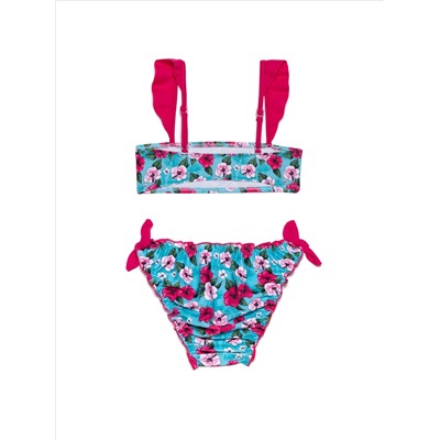 Костюм купальный для девочек ESLI WIKI Купальный костюм с цветочным рисунком