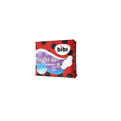 Bibi Прокладки гигиенические ночные Super Night Soft 8шт