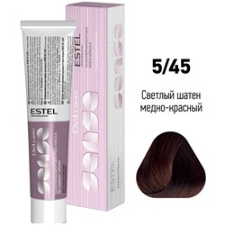 Крем-краска для волос 5/45 Светлый шатен медно-красный DeLuxe Sense ESTEL 60 мл
