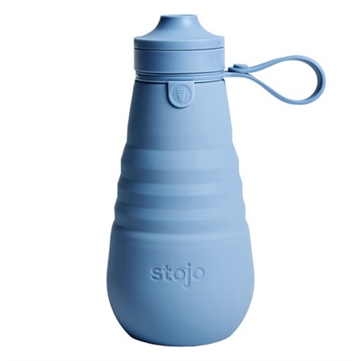 Складная бутылка "Steel" спортивная Stojo, 590 мл