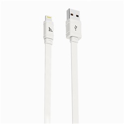 Кабель USB - Apple lightning Hoco X5 Bamboo  100см 2,4A  (white)