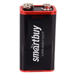 Батарейка 9V (крона) Smart Buy 6F22 (1-BL) (12/240)