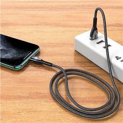 Кабель USB - Apple lightning Hoco U89  120см 2,4A  (black)