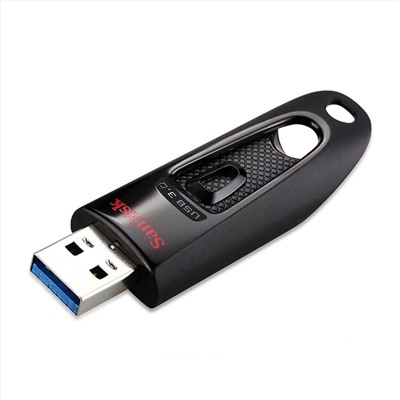 Флэш накопитель USB 128 Гб SanDisk Cruzer Ultra 3.0 (black)
